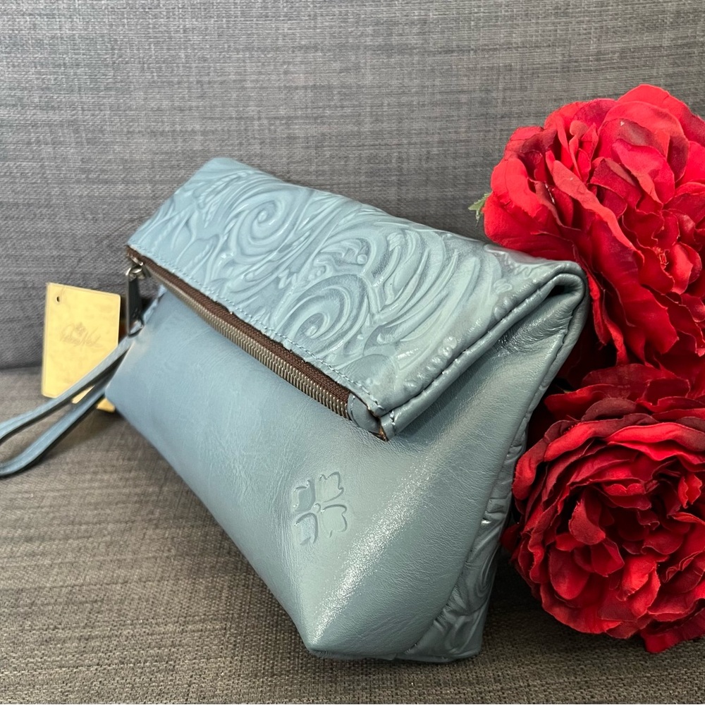 NWT PATRICIA NASH VALERIE FOLDED COSMETIC MAKEUP BAG WRISTLET POUCH